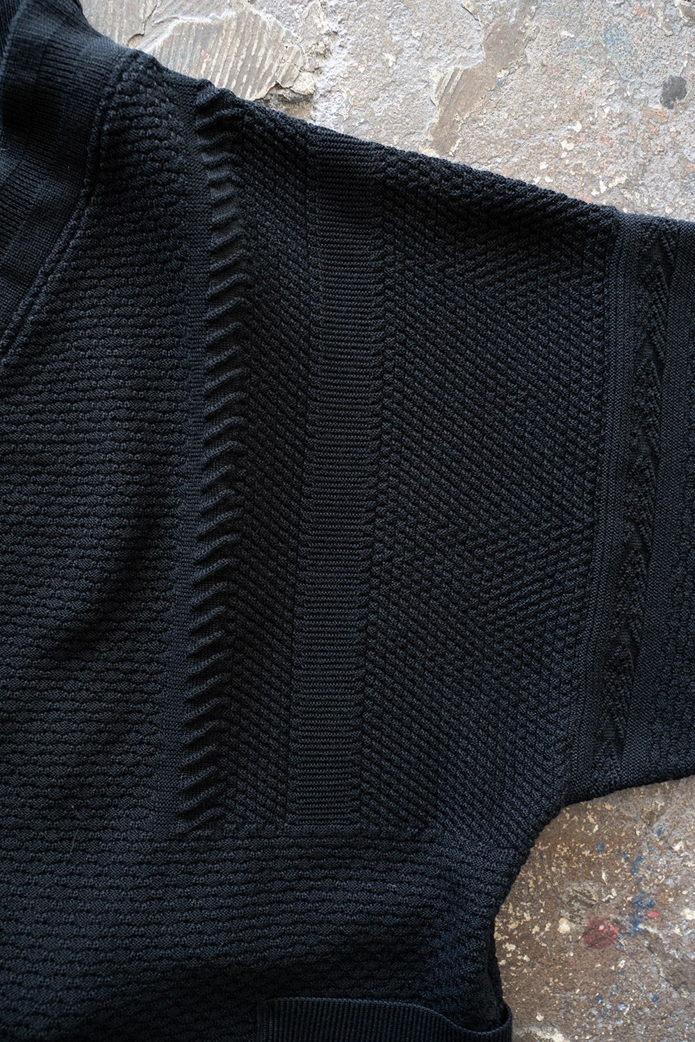 【25AW】Yukiato Knit Coat(BLACK)