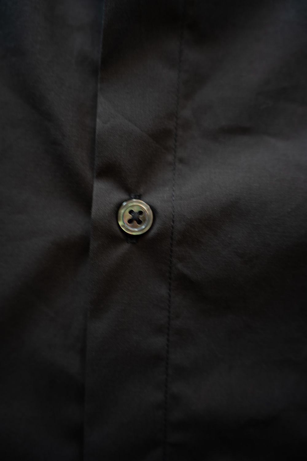 【ラスト1点】【25AW】コットンラグランスリーブシャツ(CHARCOAL)