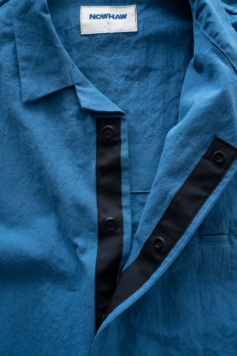 【26SS】"joint(short)"pajama【オールインワン】(washed light cotton BLUE)