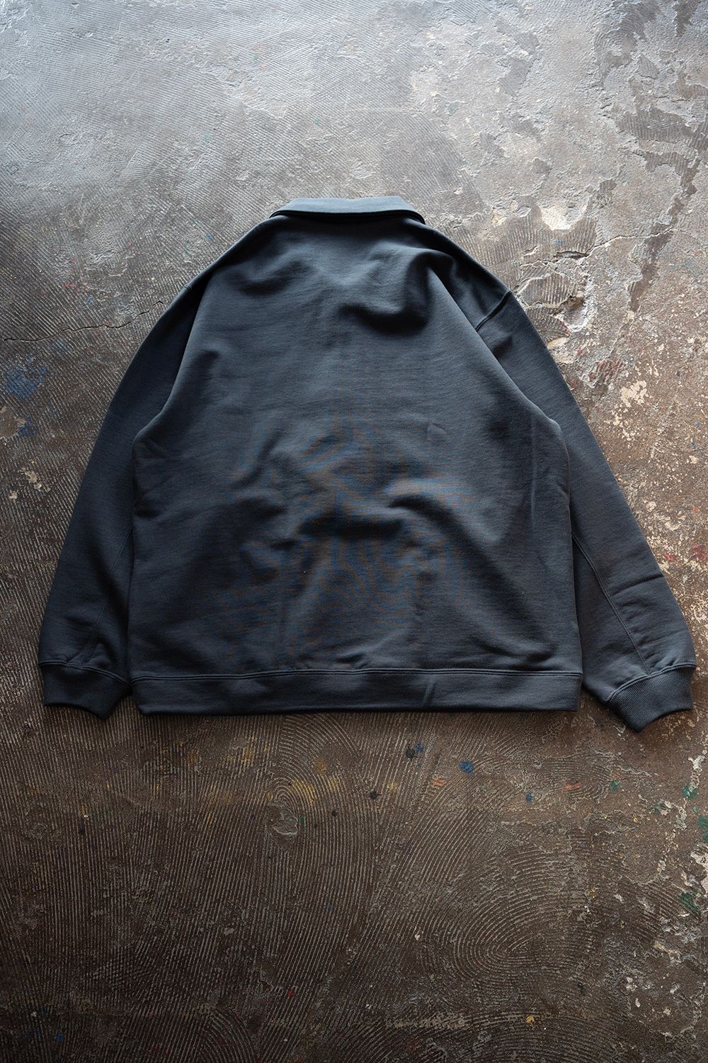 【25AW】ハーフジッププルオーバースウェット(SLATE BLUE)