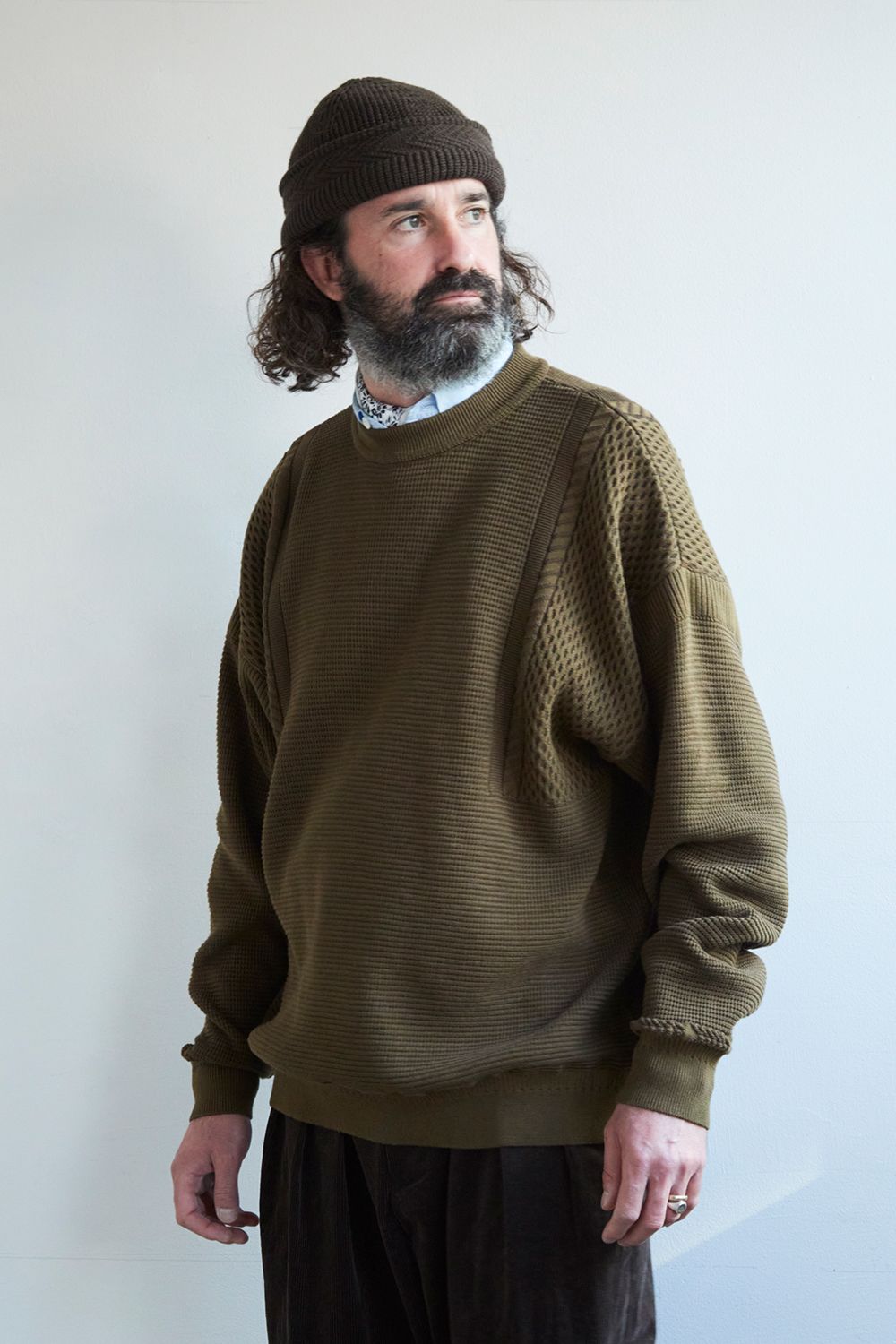 日本製 YASHIKI ヤシキ 20SS Ajisai knit ニット 半袖 - 通販 - www