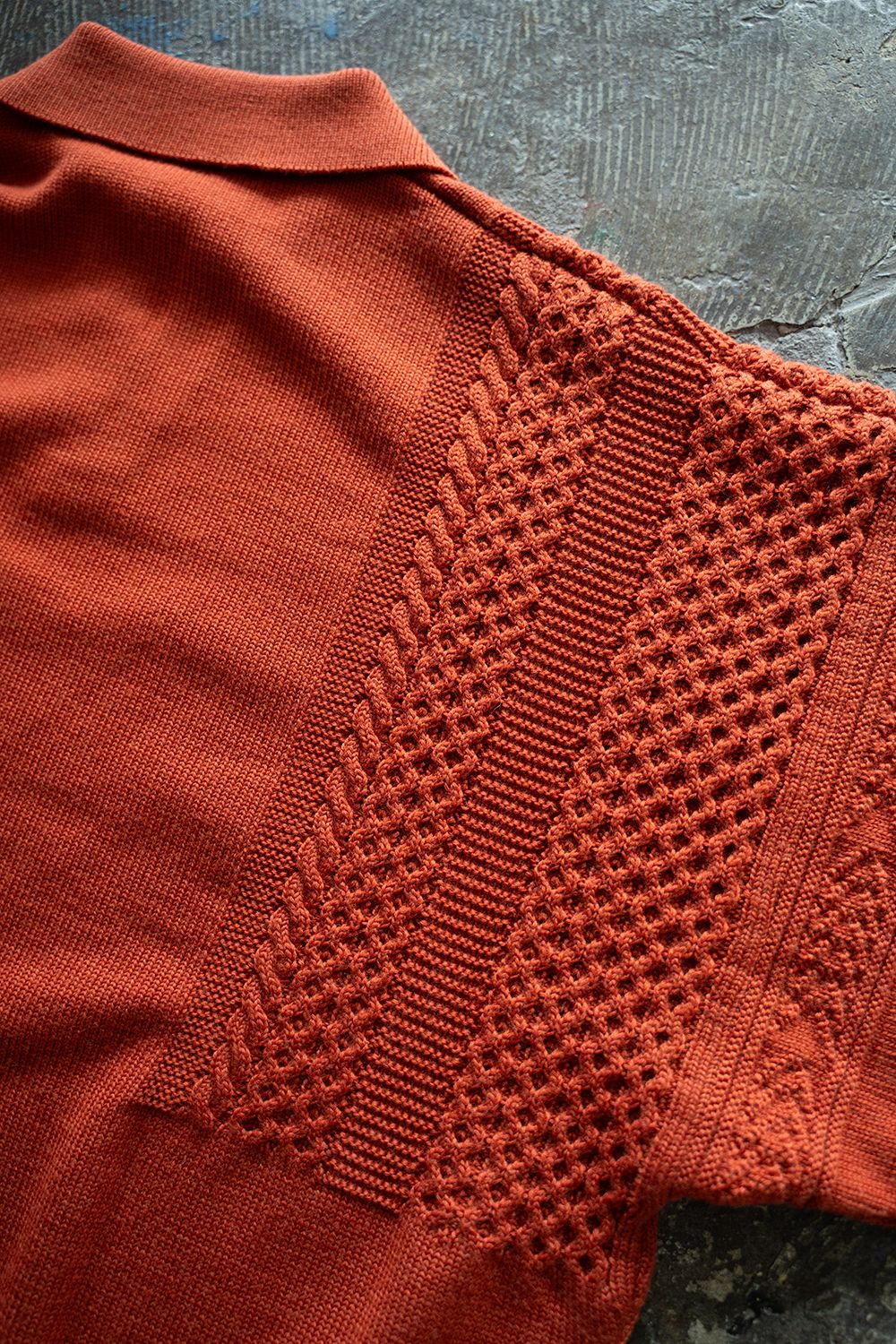 【ラスト1点】【24AW】Hatsuyuki Skipper Knit(ORANGE)