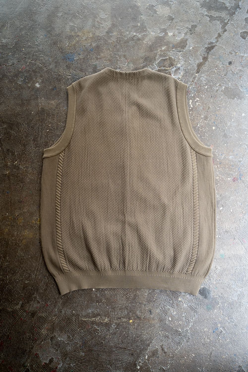 YASHIKI - 【ラスト1点】Namioto Vest(KHAKI BEIGE) | Salty