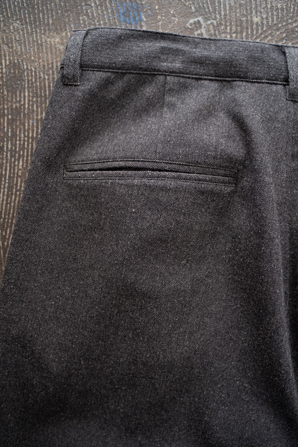 【25AW】Herringbone Trousers/ヘリンボーントラウザーズ(BROWN)