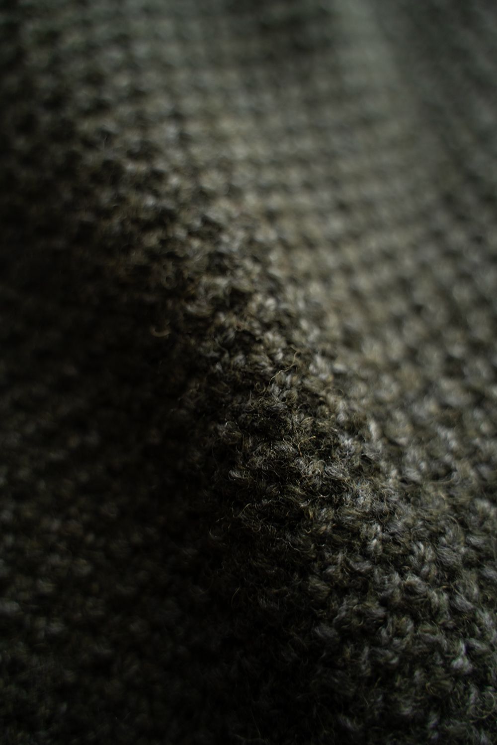【25AW】5Gニットジップブルゾン(MELANGE KHAKI)