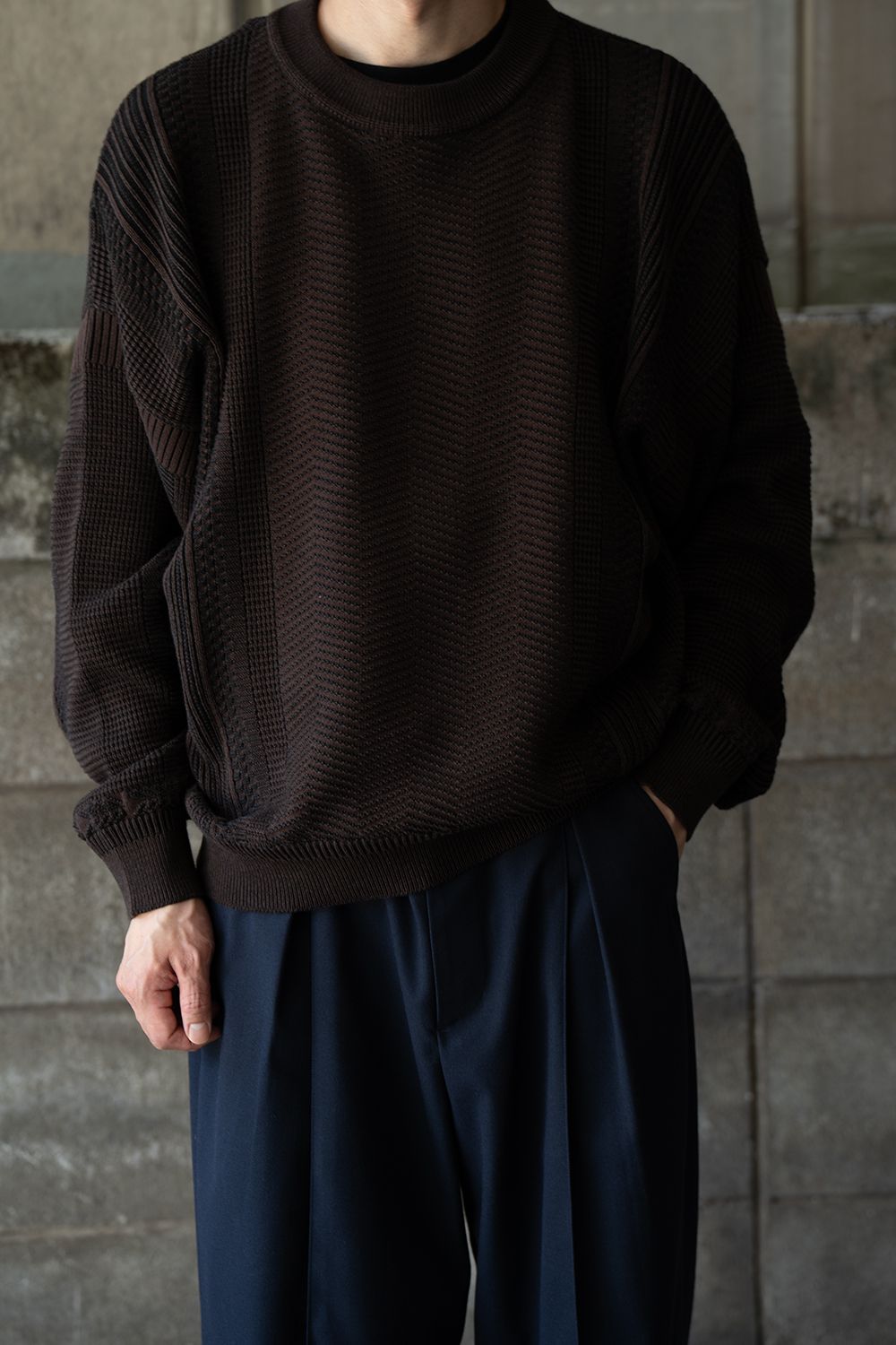【26AW】Yunagi Knit(BROWN)