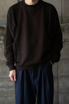 【26AW】Yunagi Knit(BROWN)
