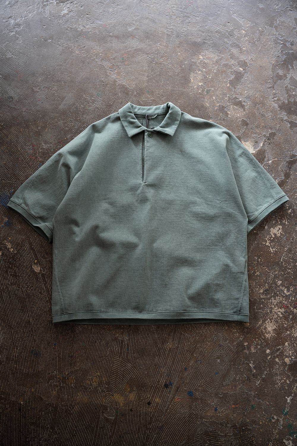 【26SS】Pigment Dyed Dolman Polo Shirt(MINT)