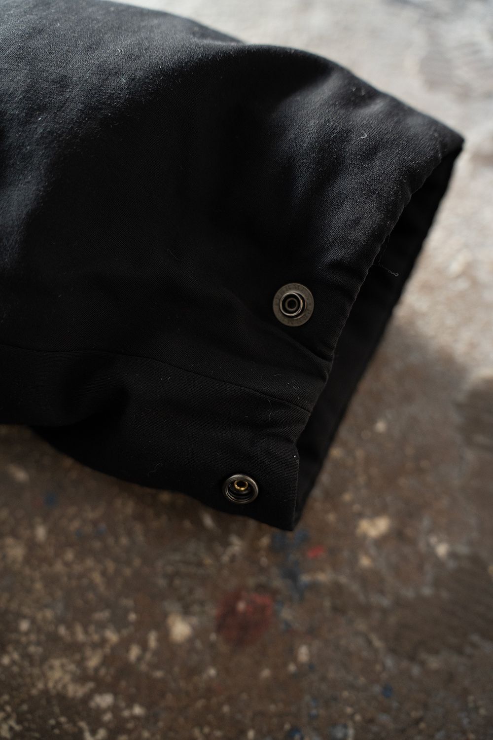 【25AW】強撚ナイロンダウンブルゾン(INK BLACK)