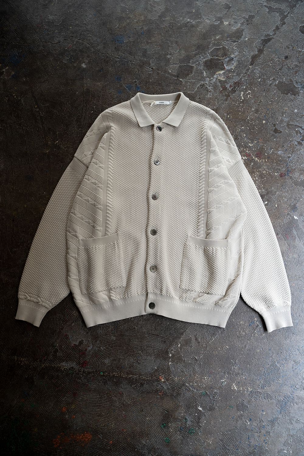 YASHIKI - 【ラスト1点】【22SS】Hoshikuzu Collar Cardigan 