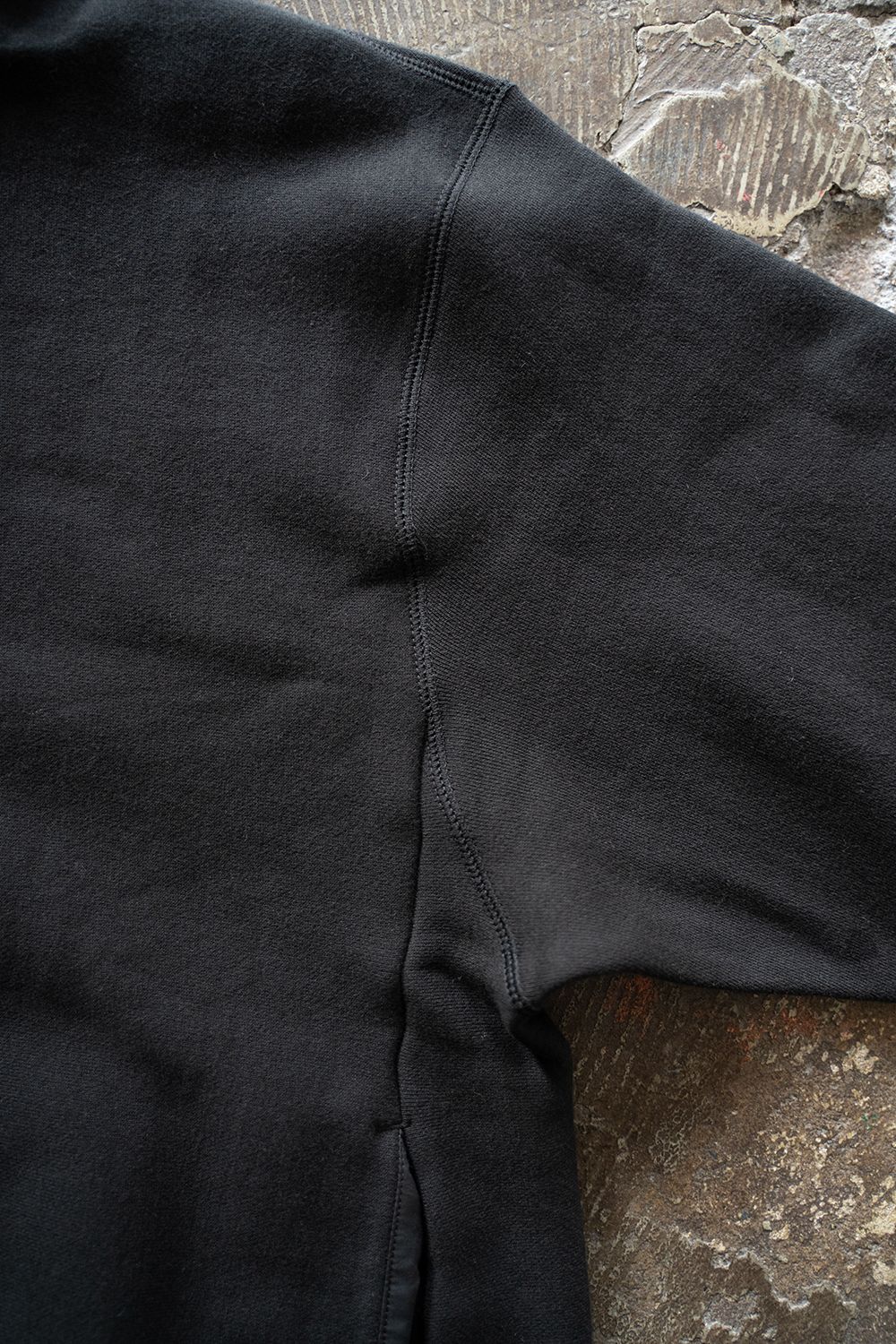 【ラスト1点】【24AW】ハーフジッププルオーバースウェット(BLACK)