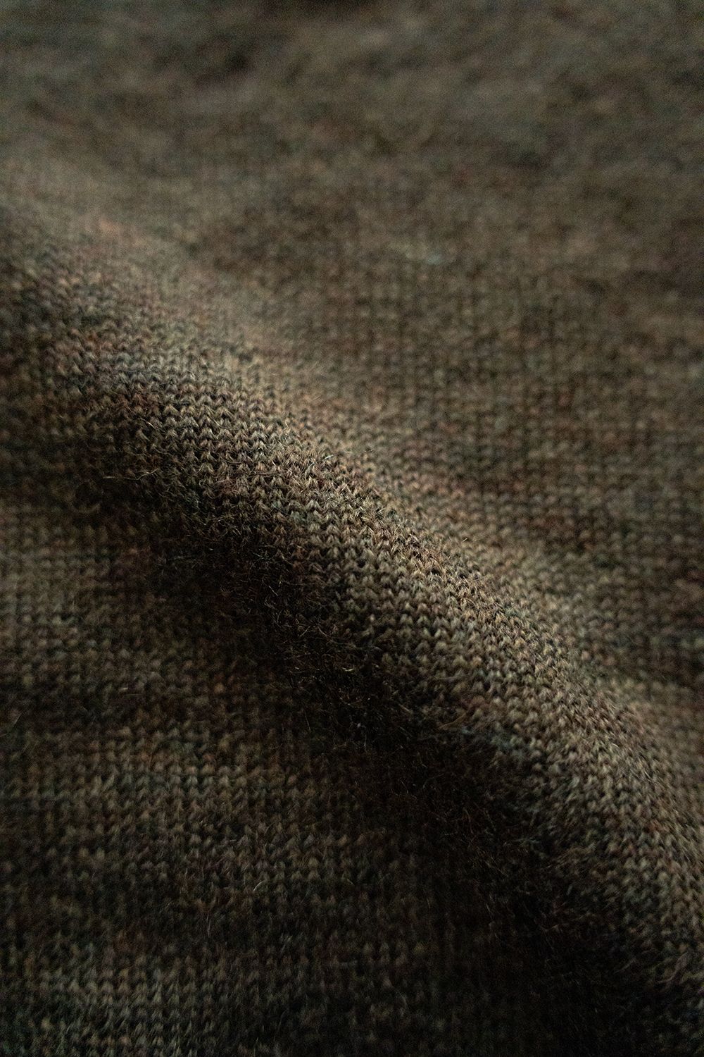 【25AW】エクストラキッドモヘア12Gニット(OLIVE)