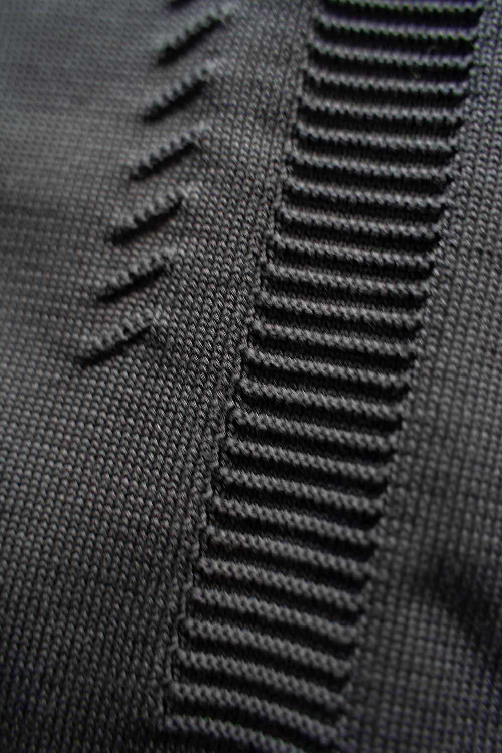 【ラスト1点】Yonaga Knit Polo(OFF BLACK)