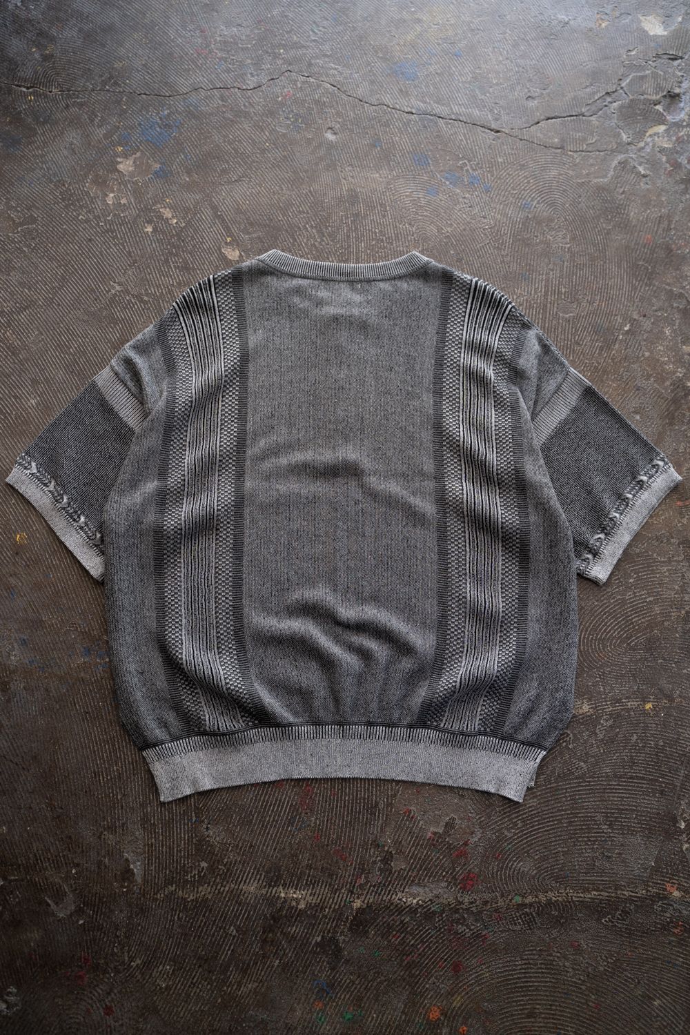 【26SS】Ryokufu Henley Knit(MIX GRAY)