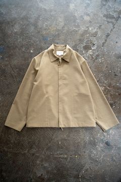 【ラスト1点】【22SS】強撚ポリエステルジップブルゾン(KHAKI BEIGE)