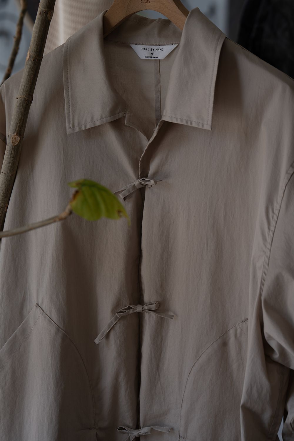 【26SS】コットンツイルシャツジャケット(PINK BEIGE)