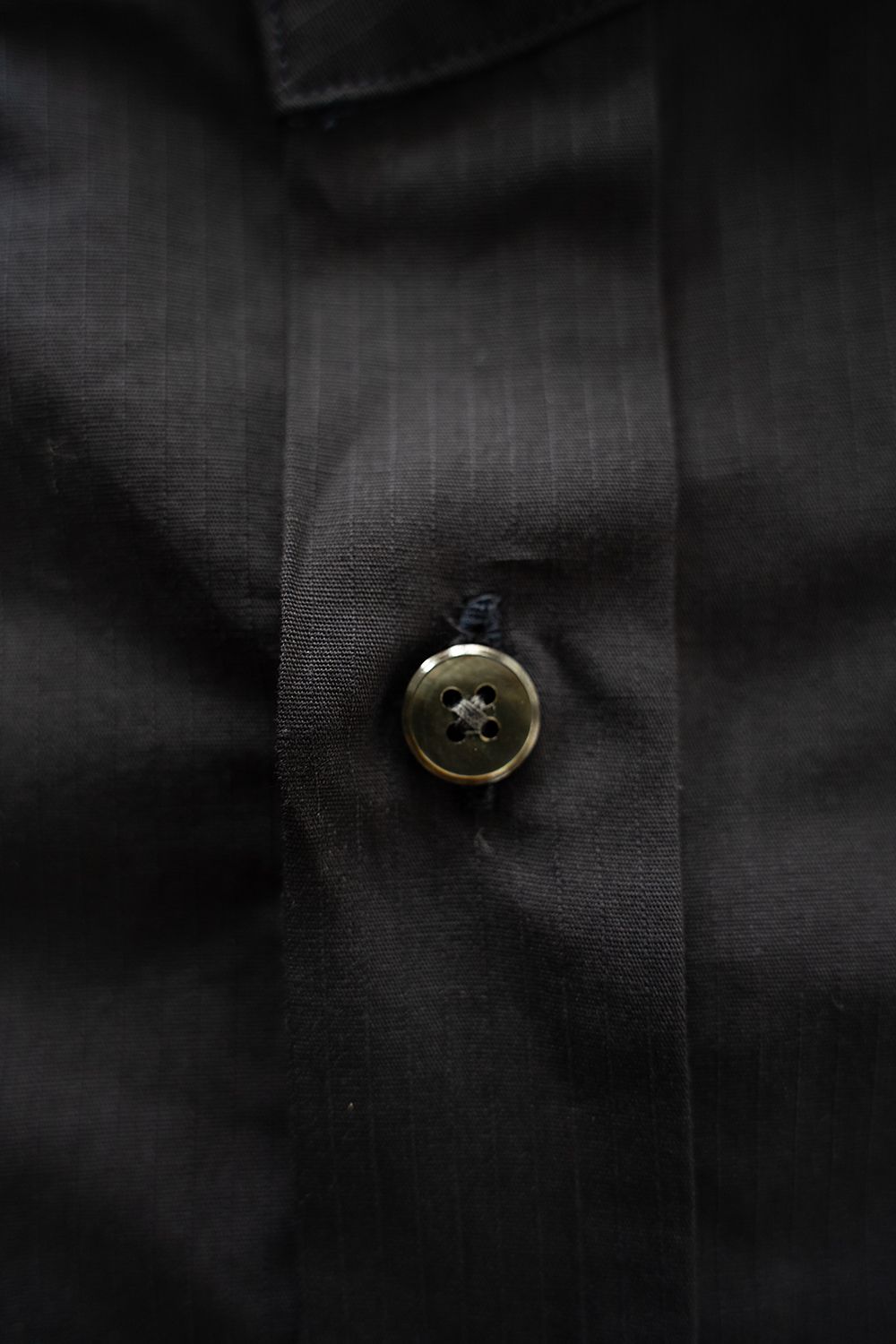 【ラスト1点】【26SS】コットン×ラミーオーバーサイズシャツ(NAVY STRIPE)