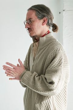 【ラスト1点】【23AW】Kobo Drivers Knit(OATMEAL)