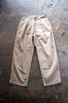 【ラスト1点】【22SS】インボックスタックギャバジンパンツ(BEIGE)