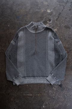 【26AW】Karita Half Zip Knit(MIX GRAY)