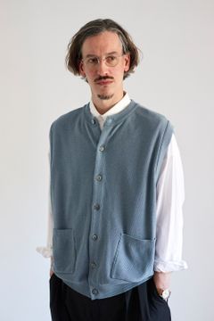 【ラスト1点】Kusamoe Vest(PALE BLUE)
