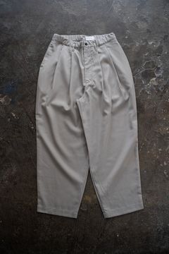 【ラスト1点】【24SS】ウォッシャブルウールイージースラックス(TAUPE)