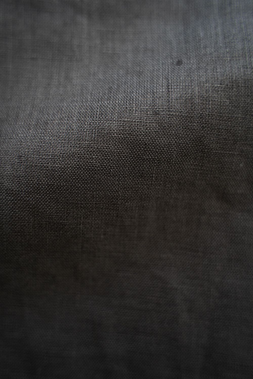 【ラスト1点】【23SS】半袖リネンレギュラーカラーシャツ(BLACK)