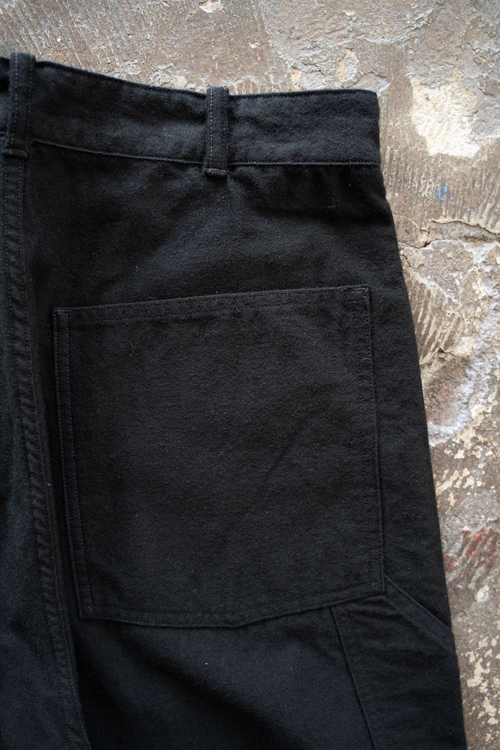 【25AW】Wool Cotton Work Pants(BLACK)