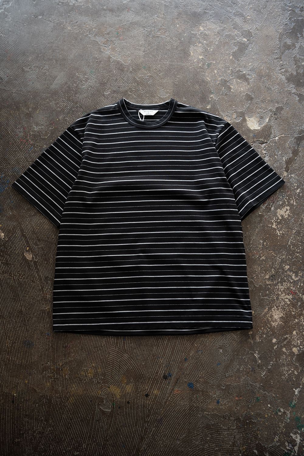 【26SS】ボーダーTシャツ(BLACK×WHITE)
