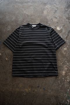 【26SS】ボーダーTシャツ(BLACK×WHITE)