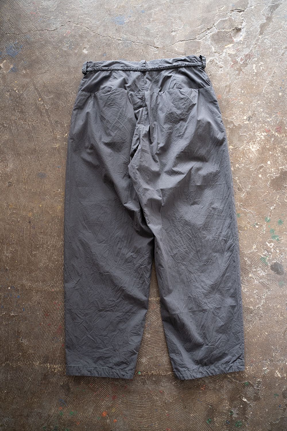 【ラスト1点】【22SS】Back Seam Garment Dyed Pants(SLATE)