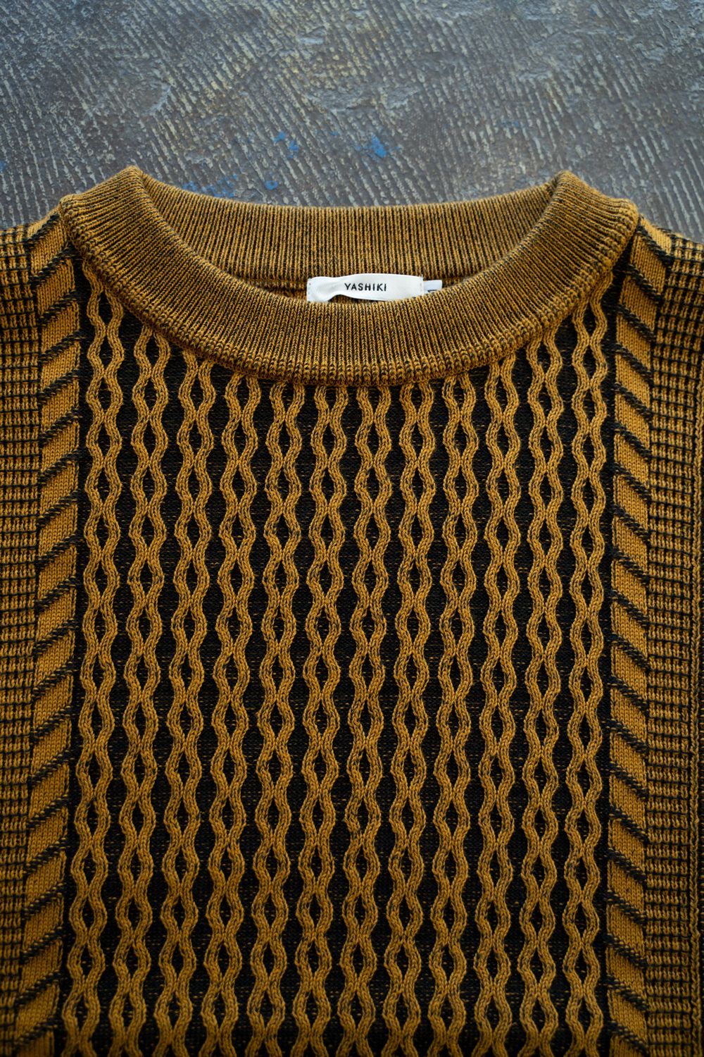 【ラスト1点】【25AW】Fubuki Knit(MUSTARD)