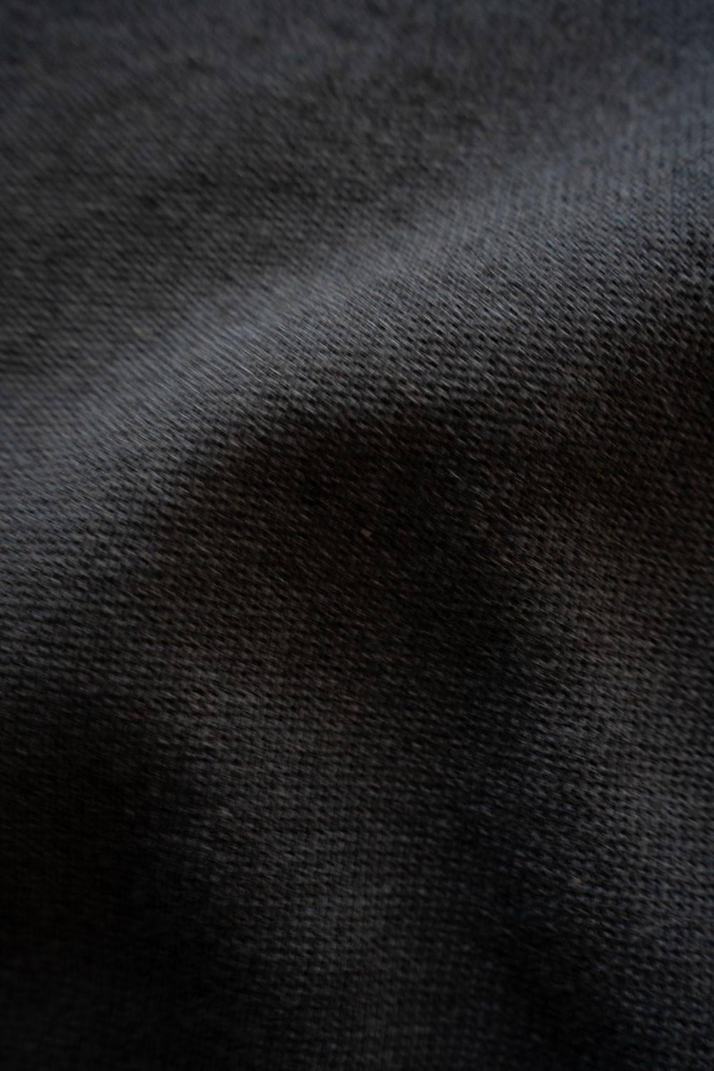 【26SS】綿×ポリエステル×リネン12GニットTee(INK BLACK)