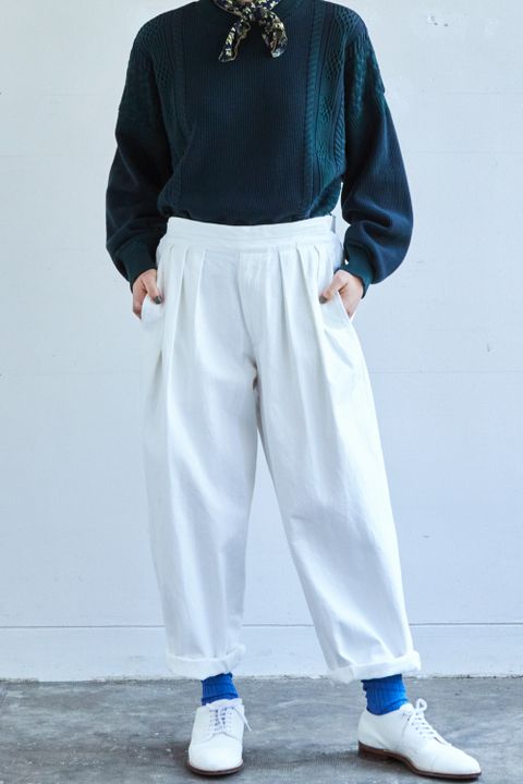 【ラスト1点】Hakama Akane Pants/ハカマアカネパンツ(WHITE)