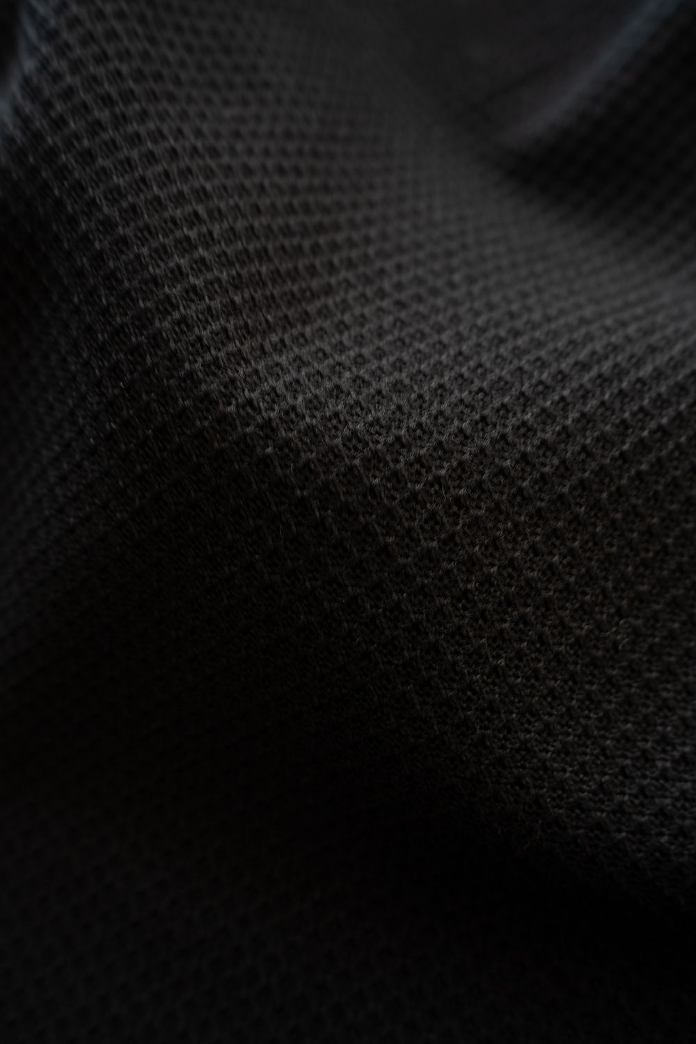 【26SS】コットン×ポリエステルスキッパーカットソー(BLACK)