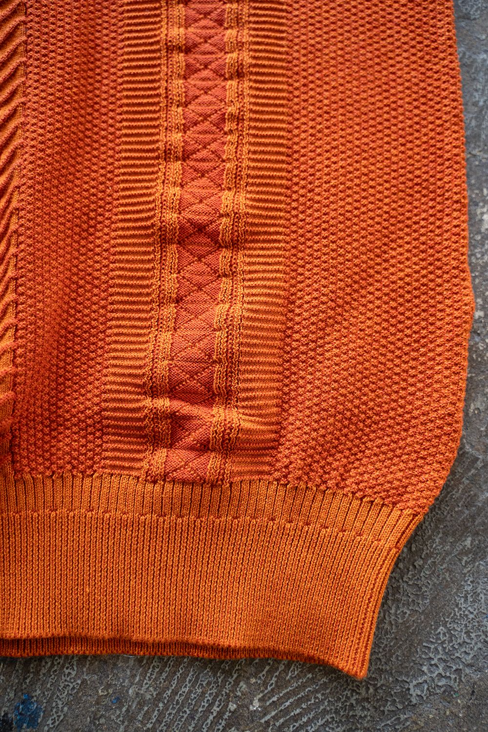 【ラスト1点】【24SS】Kusabue Knit(ORANGE)