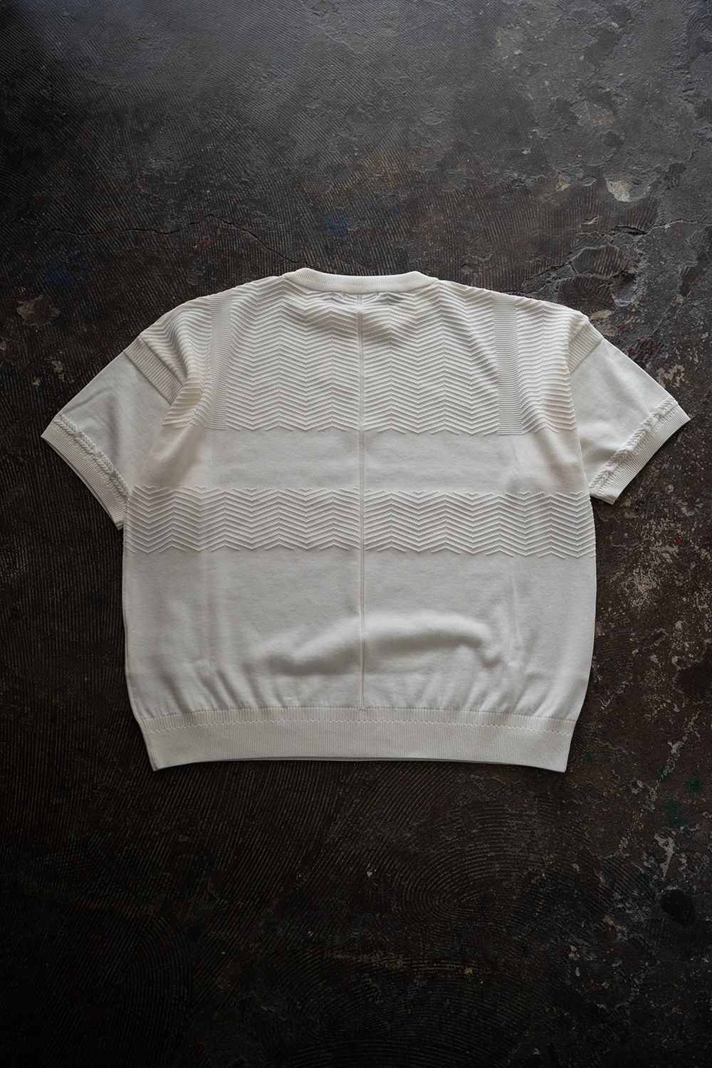 YASHIKI - 【ラスト1点】【25SS】Sogon Knit(WHITE) | Salty YASHIKI - 【ラスト1点】【25SS】Sogon Knit(WHITE) | Salty