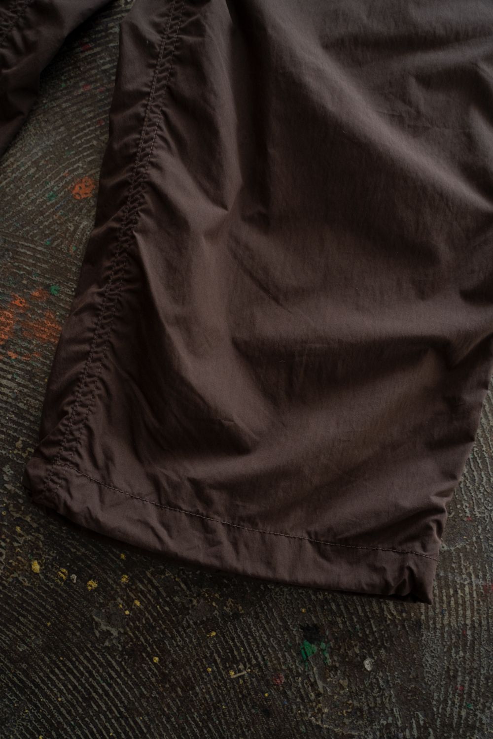 【26SS】2-Tack Puckering Wide Pants/2タックパッカリングワイドパンツ(BROWN)