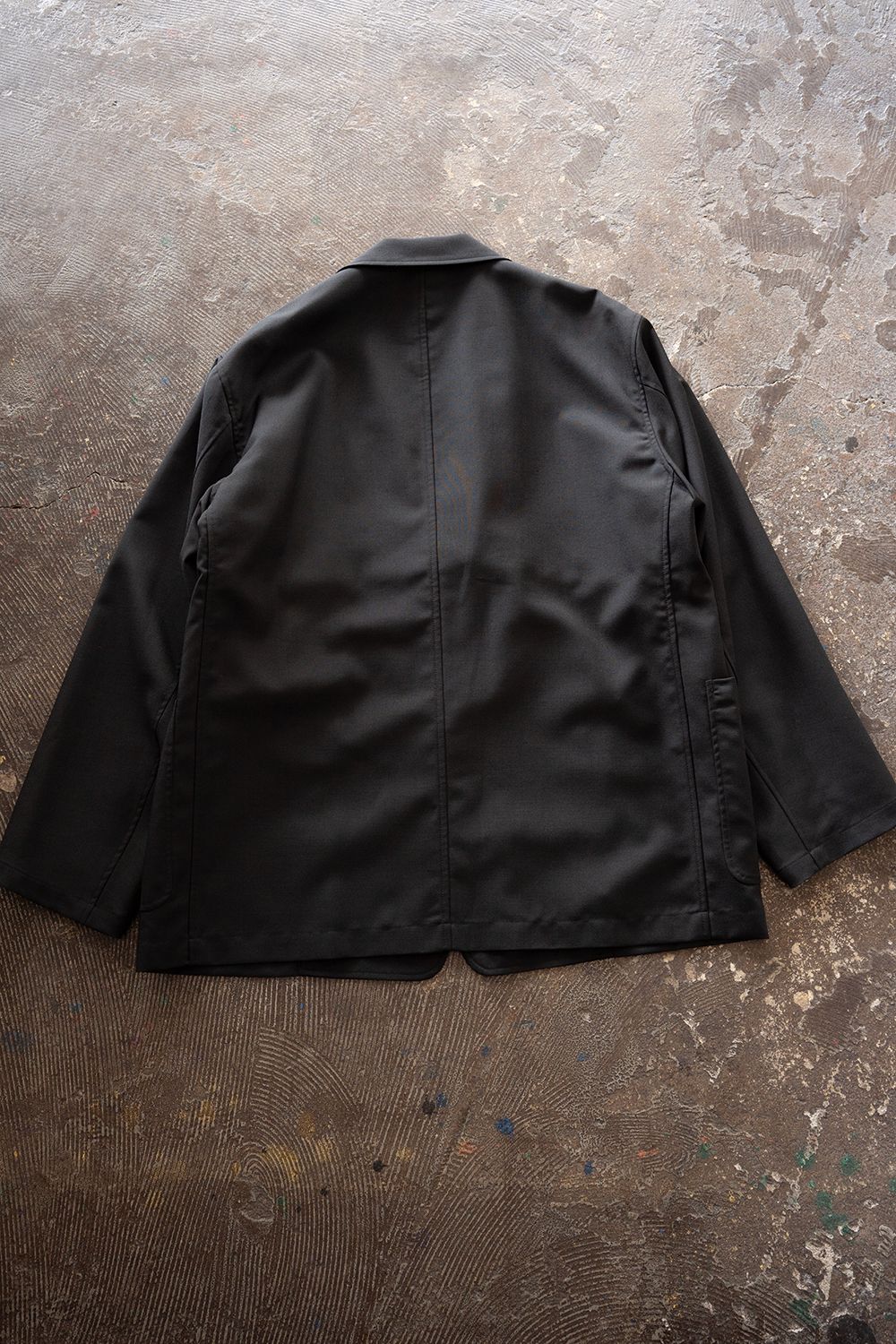 【26AW】モヘア混2Bジャケット(INK BLACK)