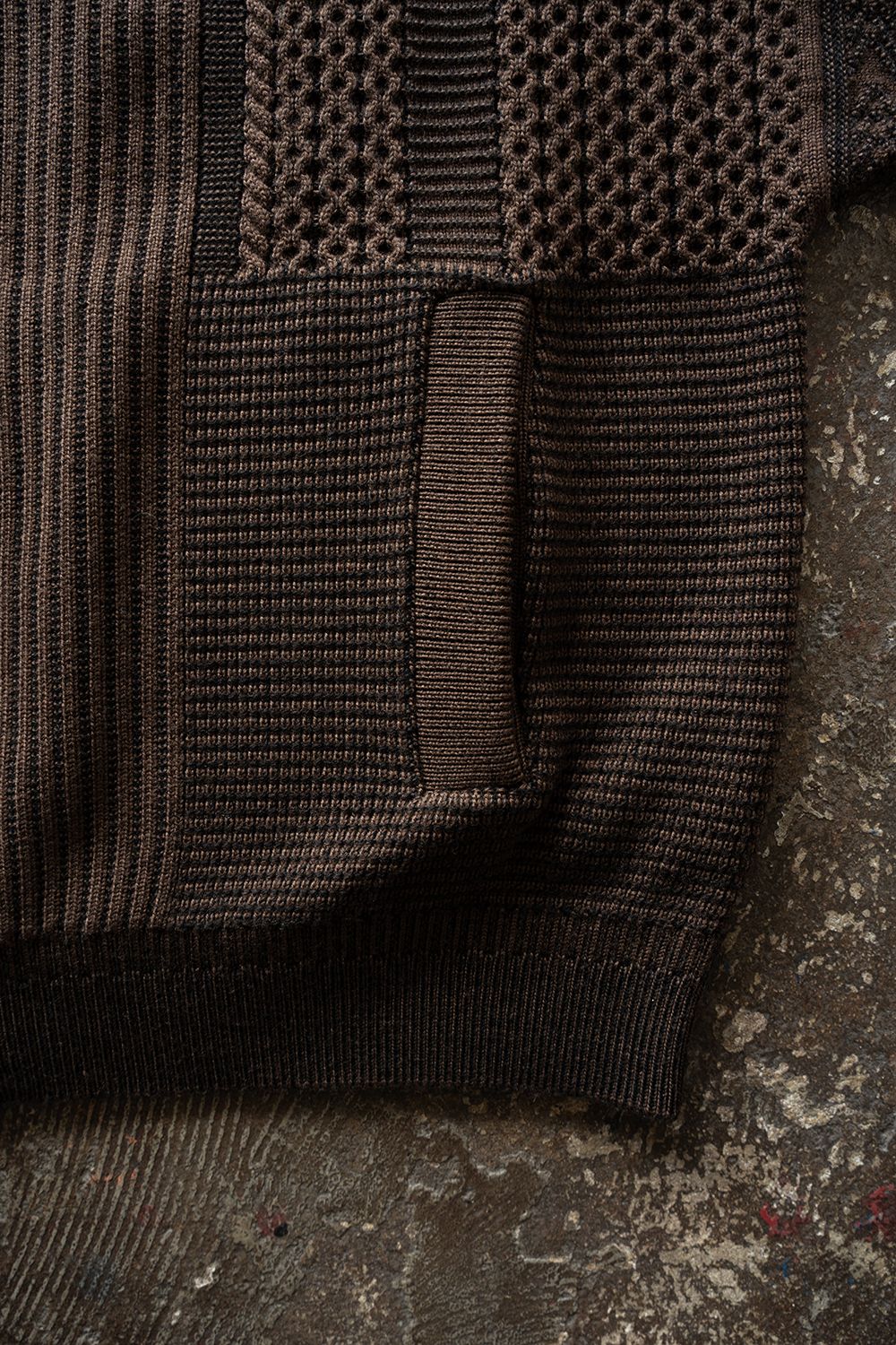 【26AW】Akiiro Drivers Knit(BROWN)