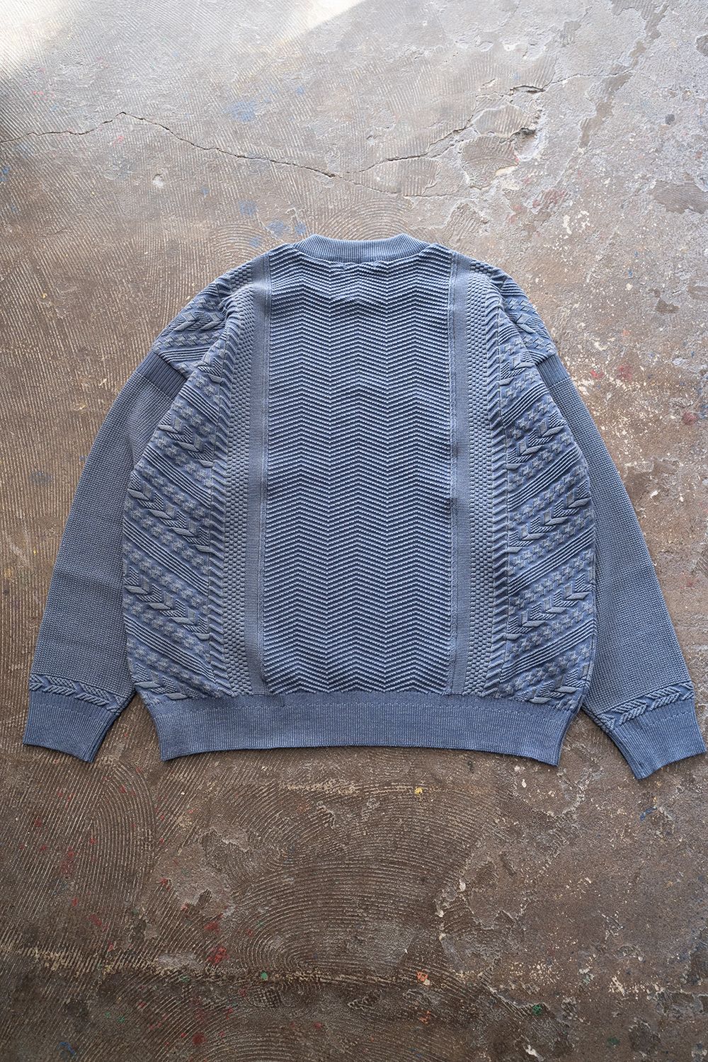 YASHIKI - 【ラスト1点】【23SS】Hanadoki Knit(NAVY) | Salty