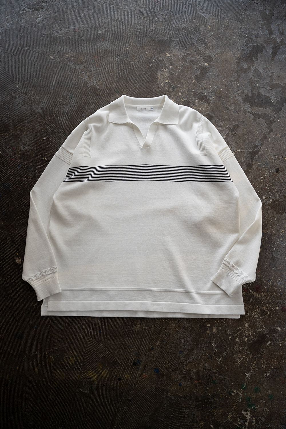 【25SS】Sazanami Skipper Knit(WHITE)