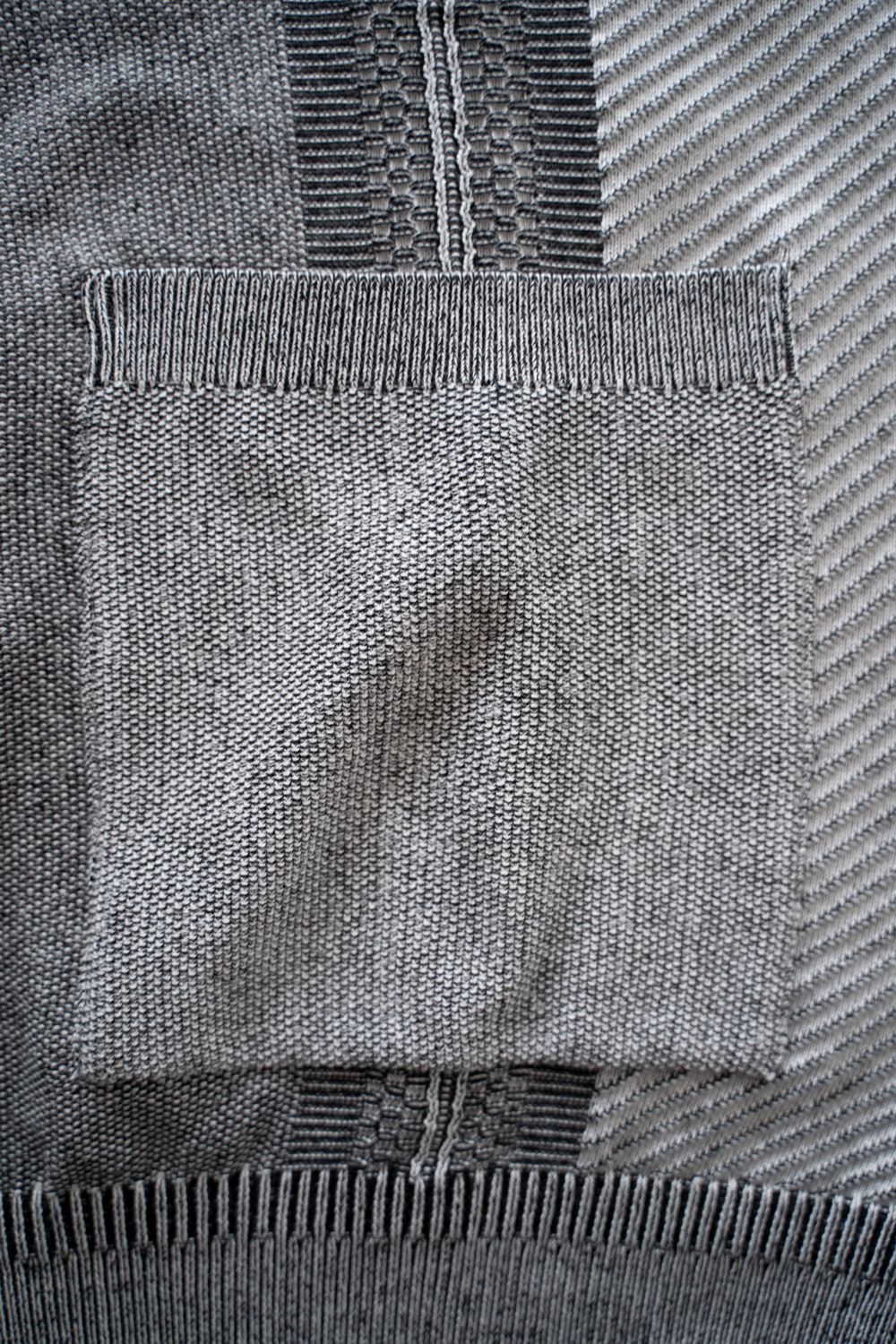 【26SS】Kokuu Collar Cardigan(MIX GRAY)