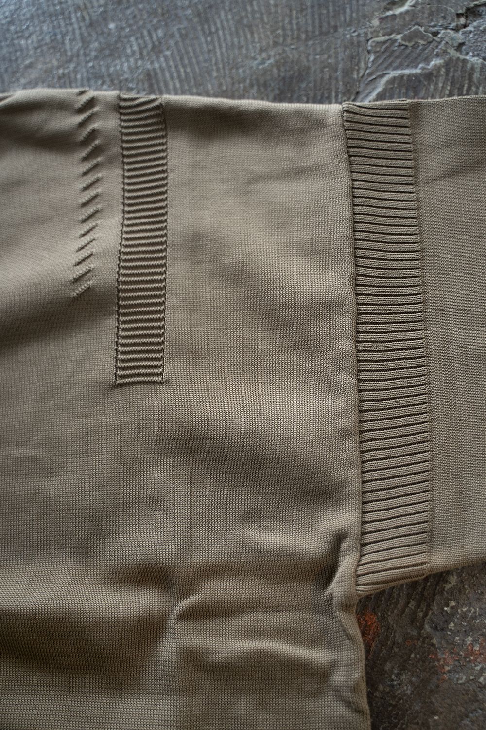 Yonaga Knit Polo(GREIGE)