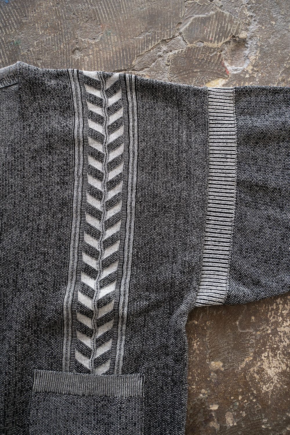YASHIKI - 【25SS】Wadachi Cardigan(MIX GRAY) | Salty YASHIKI - 【25SS】Wadachi Cardigan(MIX GRAY) | Salty