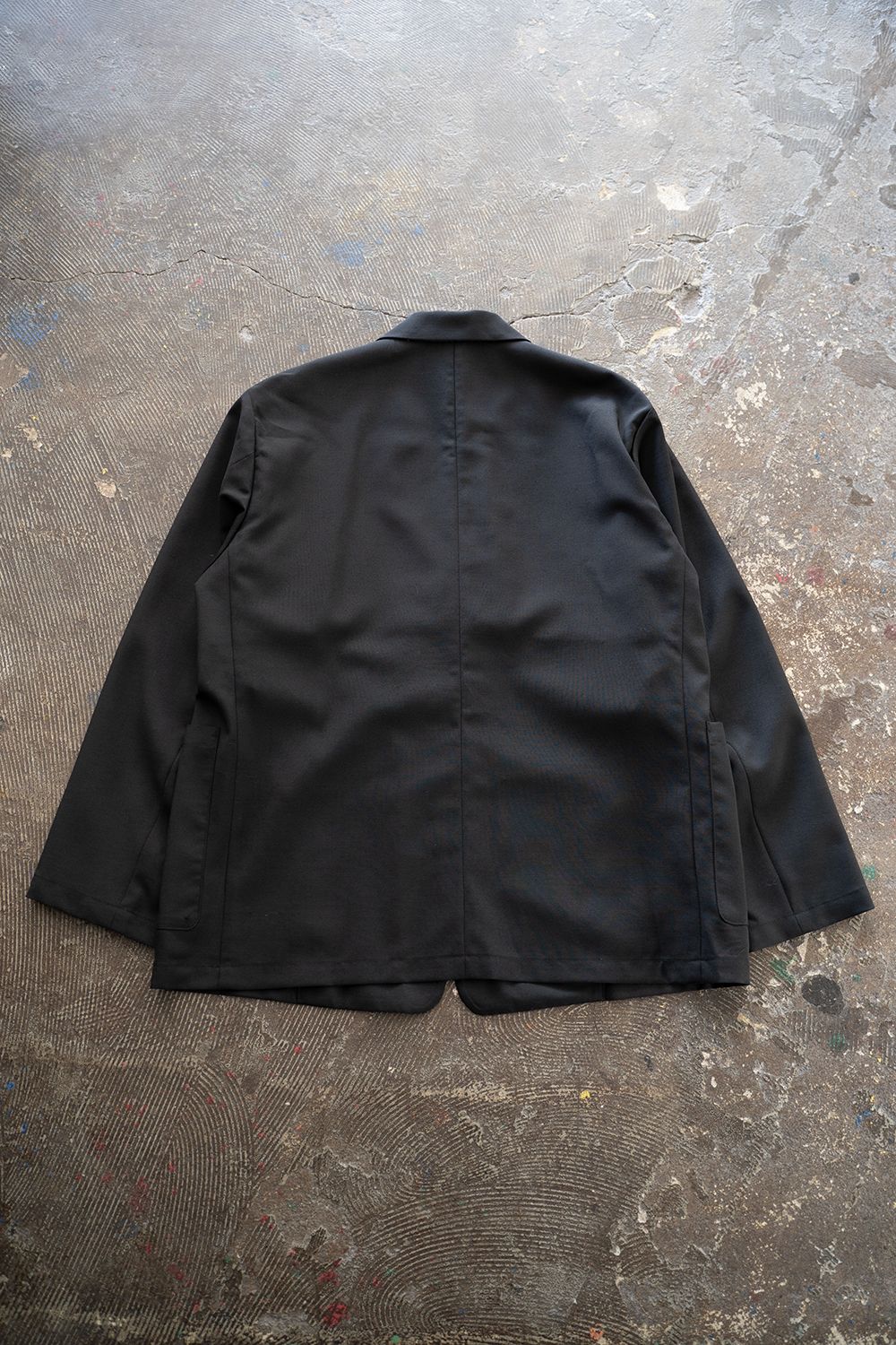 【25AW】モヘア混2Bジャケット(INK BLACK)