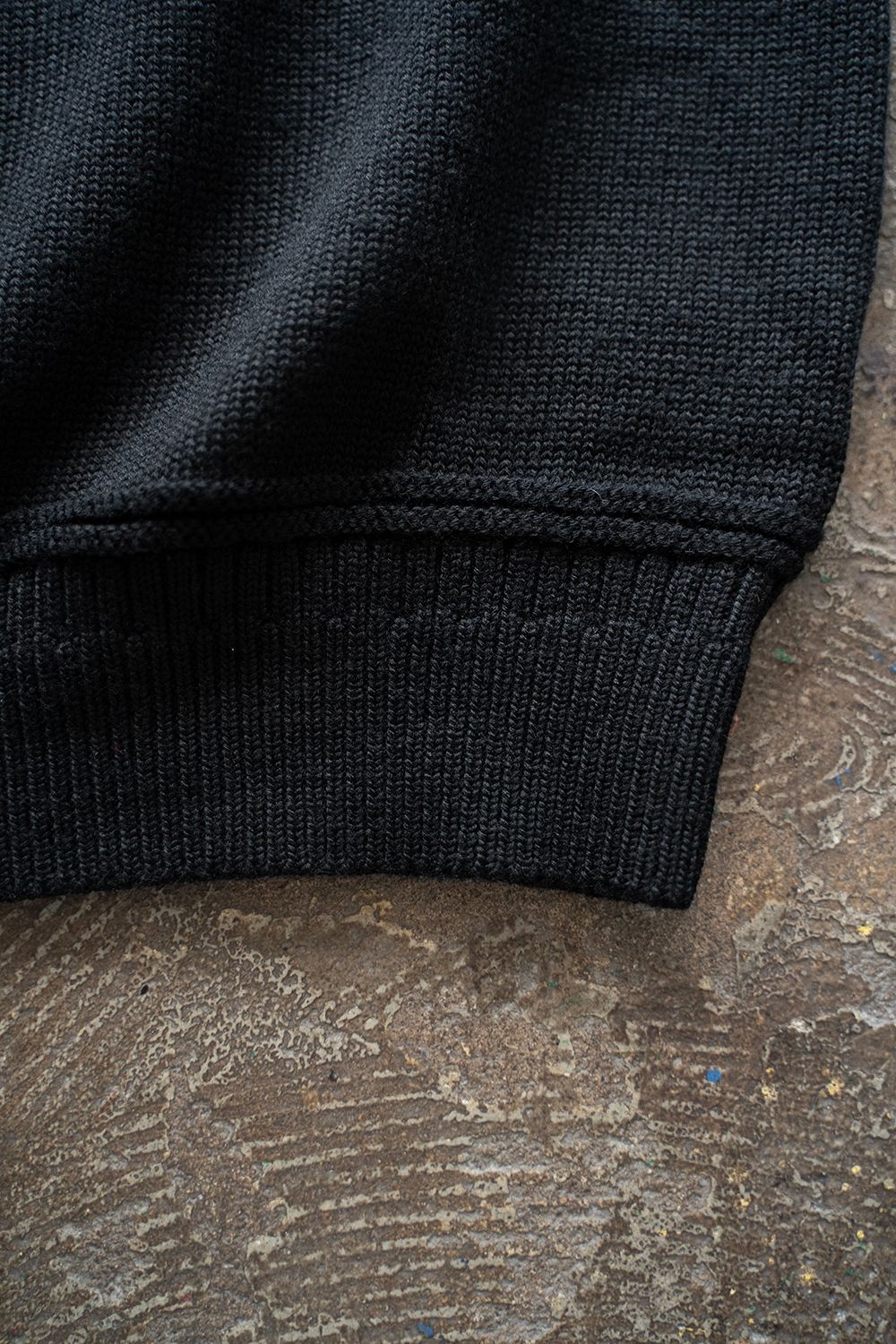 YASHIKI - 【ラスト1点】【24AW】Hatsuyuki Skipper Knit(BLACK