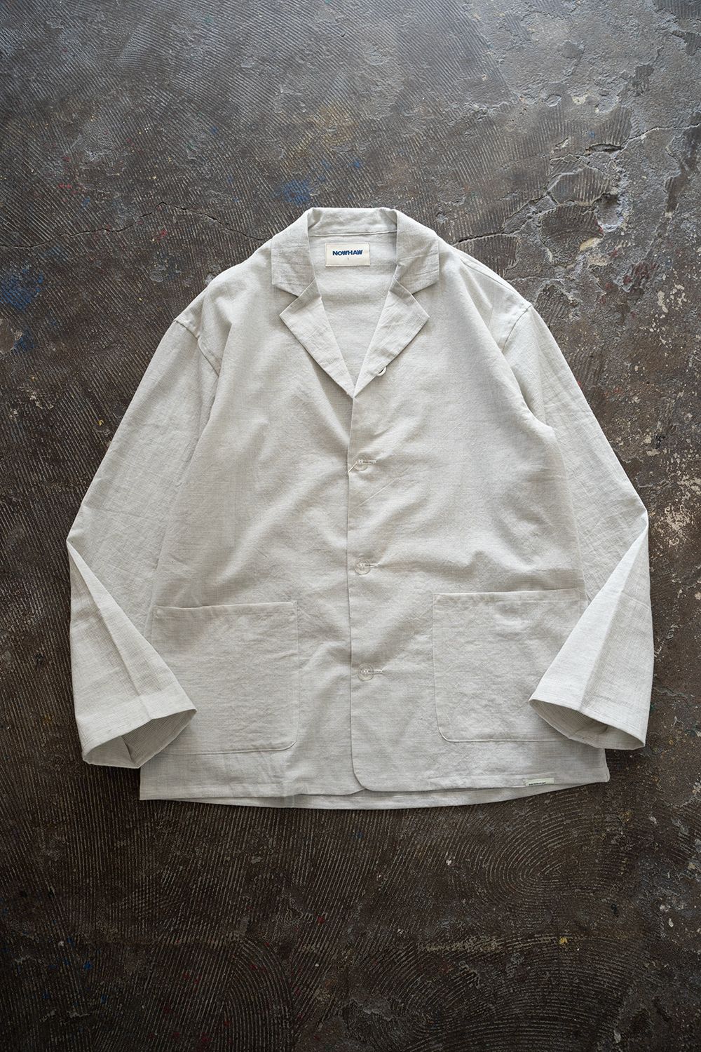 【ラスト1点】【23SS】"day"パジャマ【セットアップ】(LIGHT GRAY)