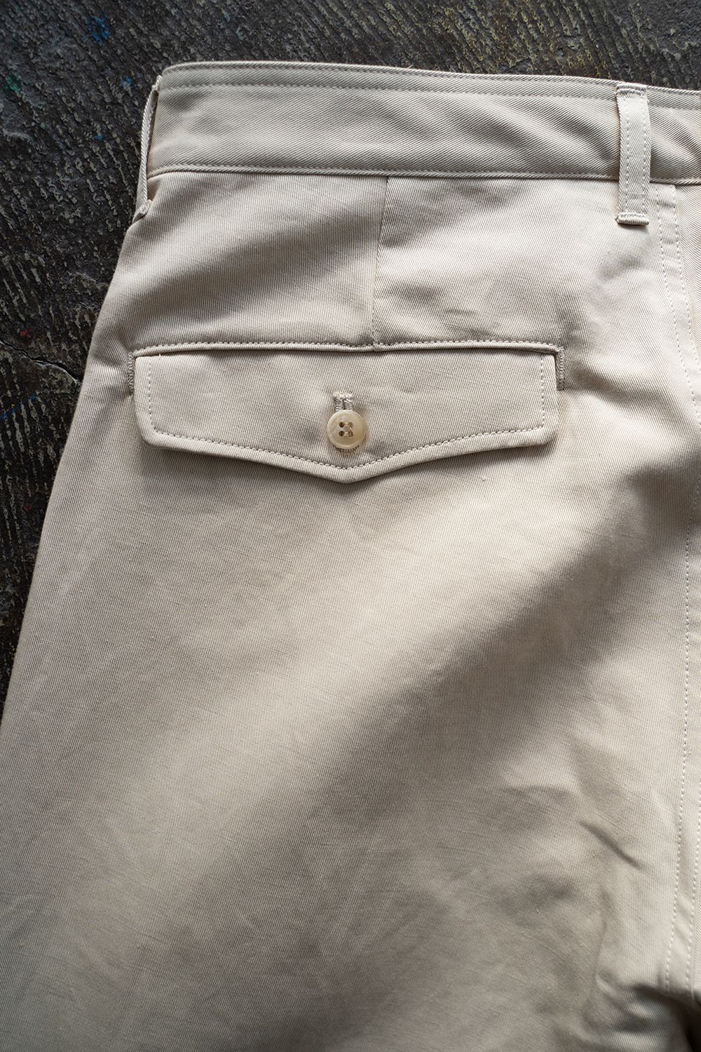 【ラスト1点】【23SS】インボックスタック綿麻パンツ(LIGHT BEIGE)