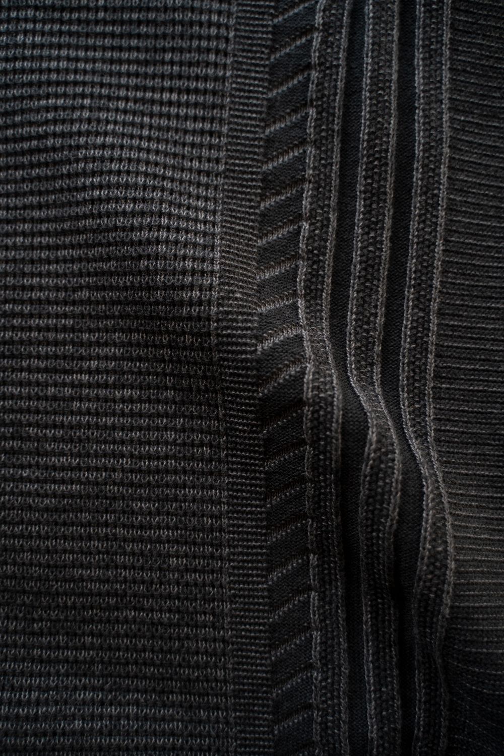 【ラスト1点】【25AW】Fuyushigure Half Zip Knit(BLACK)